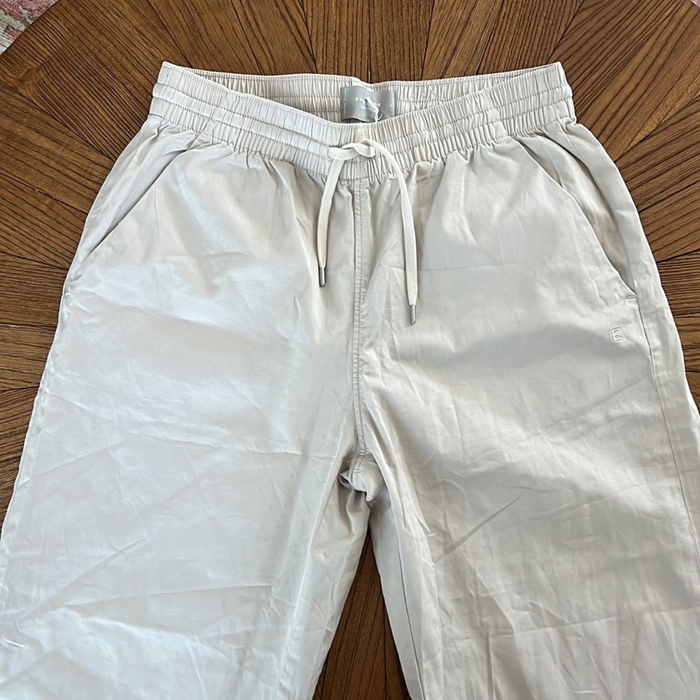 Everlane Organic Cotton The Easy Snap Bottom Jogger Pants Size L - Picture 7 of 10